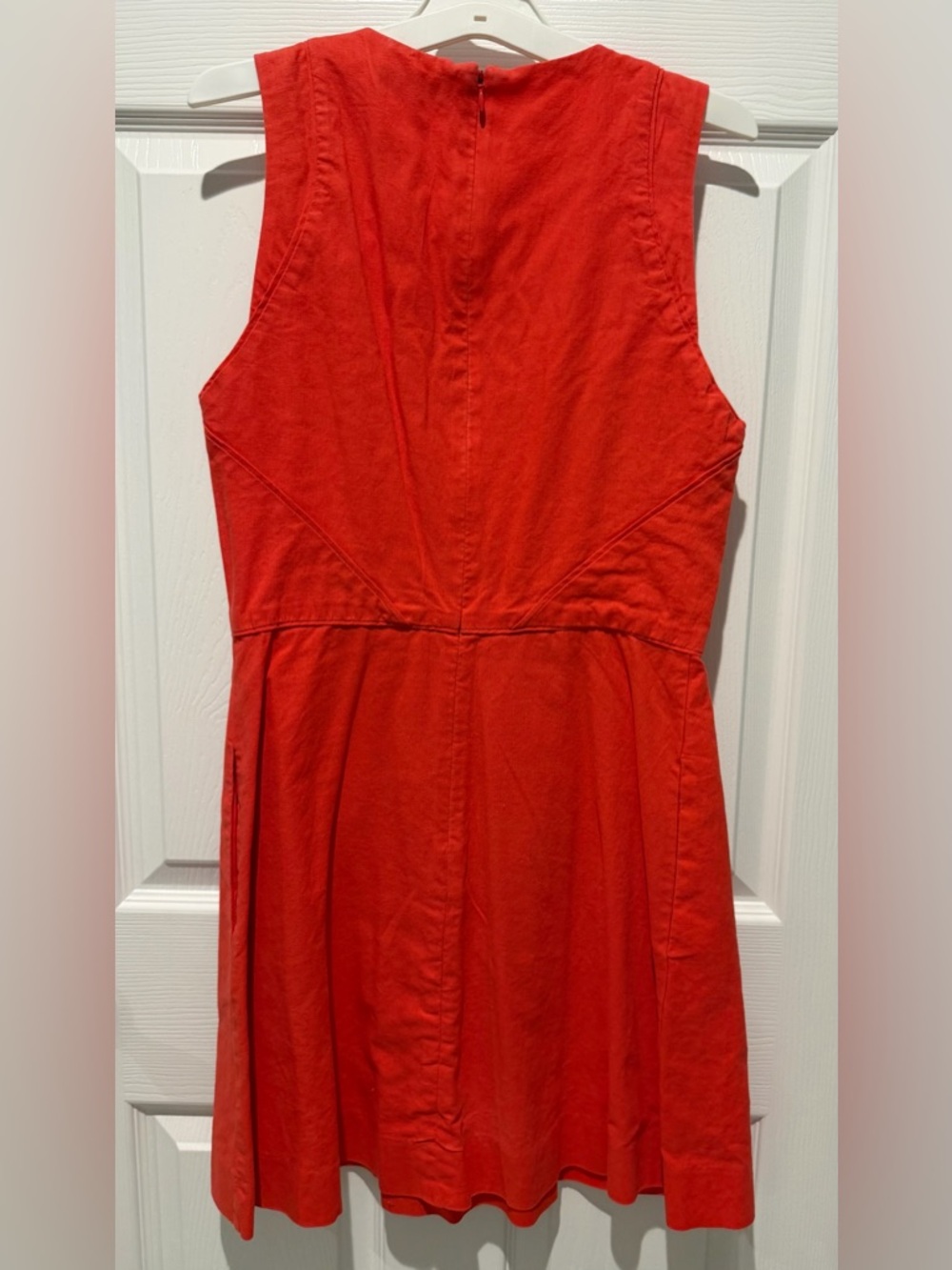 GAP Vibrant Red/Orange Women’s Dress - Picture 2 of 3
